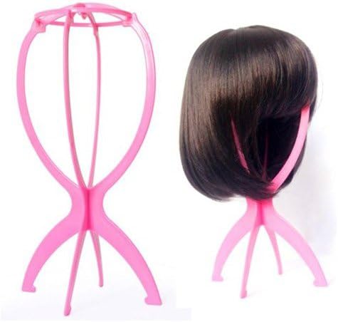 by ksshopping Folding Stable Durable Wig Hair Hat Cap Holder Stand Holder Display Tool