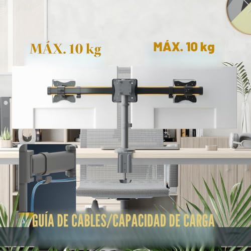 Soporte monitor VESA 100x100 inclinable y extensión de brazo para pantalla ordenador 27 pulgadas 4