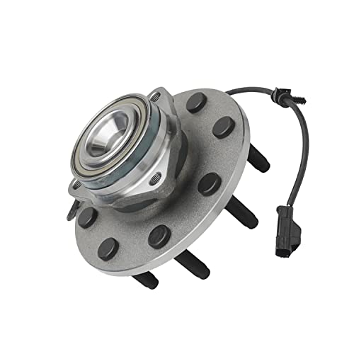 Detroit Axle - 2Wd Front Wheel Hub And Bearing Replacement For 2003-2005 Ram 2500 Ram 3500 #TOP1