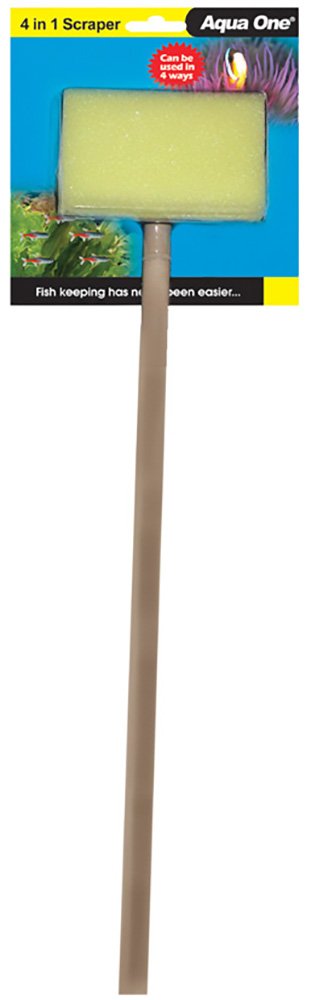 Grattoir Aqua One 45 cm outil de nettoyage aquarium raclette algues vitre verre