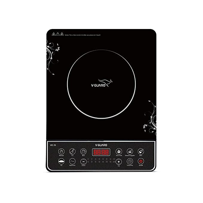 VIC 25 Induction 2000Watts Manual Aluminium Induction Cooktop Amazon