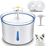 Fácil de montar y limpiar: el bebedero para gatos KingAcc es ergonómico, por lo que todos los componentes utilizados para la limpieza y el reemplazo son fáciles de montar y desmontar. Para la salud de su mascota, se recomienda reemplazar / limpiar filtros, limpiar bombas y fuentes cada 2-5 semanas.
