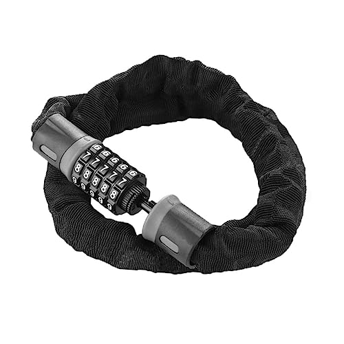 HANABASS Professional Design Bike Lock Chain Easy to Carry and Use Beautiful Appearance Suitable for Most Bikes Random Lock Head Color