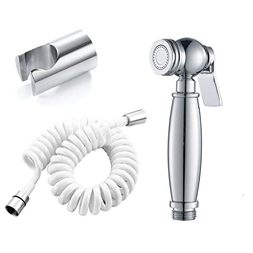 Spruzzatore per bidet portatile per WC, set di spruzzatori per bidet in ottone per detergente per WC, spruzzatore per pannolini di stoffa per bambini, montaggio a parete,A