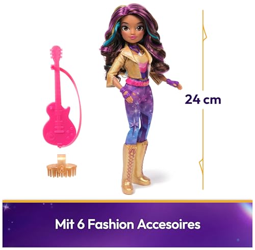 Unicorn Academy Ankleidepuppe Sophia - die Originalpuppe zur beliebten Netflix-Serie, 24 cm groß, mit echtem Haar, abnehmbarer Kleidung und Accessoires, für Kinder ab 4 Jahren