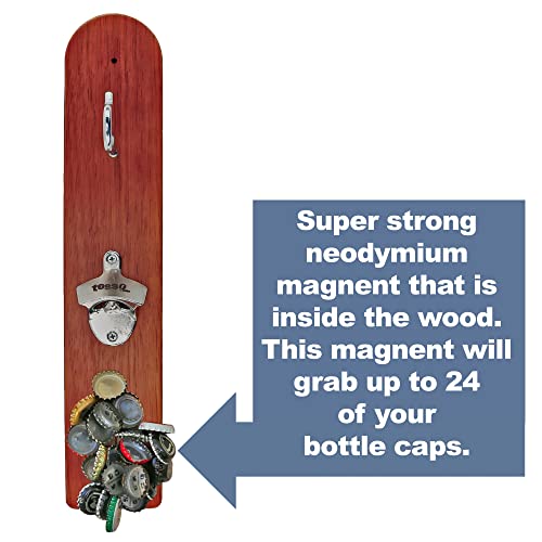 Hammer Crown Hook And Ring Game With Bottle Opener And Magnetic Bottle Cap Catch - Easy Wall Mount Ring Toss Game #TOP2