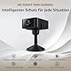 Liretope Mini Kamera, 4K HD WLAN Überwachungskamera Innen Für Live Übertragung Handy APP, WiFi Camera Nachtsichtkamera mit Bewegungsmelder/Lange Batterielaufzeit/Cloud-Speicherplat
