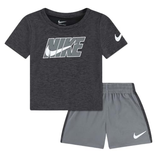 Nike B Nk Dropset Ss Tee Short Set ideal para días de parque y deporte