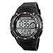 Produktbild Ppzmd Watches Herrenuhr Bergsteigen Outdoor Sports Multifunktions Leuchtende wasserdichte Digitale Elektronische Uhr (Schwarz) Watches (Color : C)