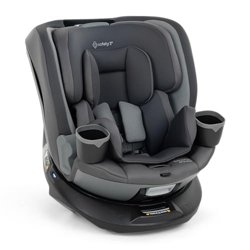 Safety 1st Turn and Go 360 ST 360 Rotating Car Seat, SafetySwivel, SecureTech Installation, All-in-One Convertible Car Seat, 3-in-1 Rear-Facing, Forward-Facing, Booster, 5-100 lbs, Siberian Caviar - image 6