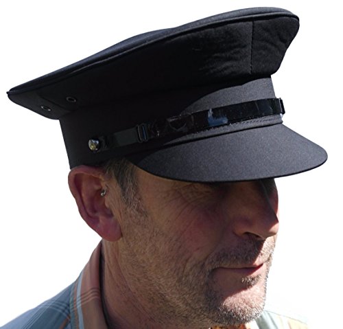 Thorness Grey Chauffeur Style Hat - Size 58cm