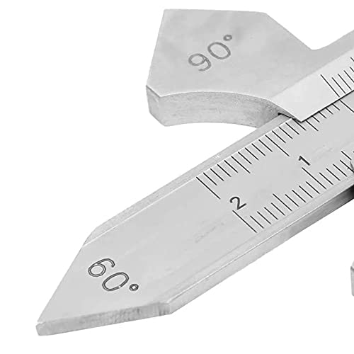 Calibre Vernier Manual de Soldadura Acero Inoxidable miniatura 5