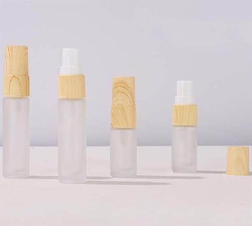 Miniatura 4 de Paquete de 20 botellas de perfume de viaje con atomizador a granel de 0.3 fl oz, botella vacía hidratante (tapas de textura)