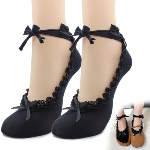 Frilly Hand-Sewn Lolita Socks
