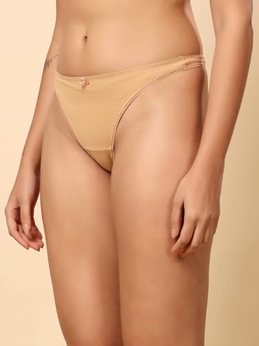 Image of American Symbol Women Microfiber & Cotton Brazilian Thong Briefs