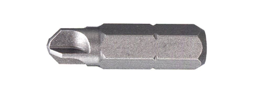 Stahlwille 13010-4 Torq-Set Screwdriver Bit, 1/4" Drive, 4 Torq-Set Size, C 6.3 Outside Hexagon Type, 25mm Length