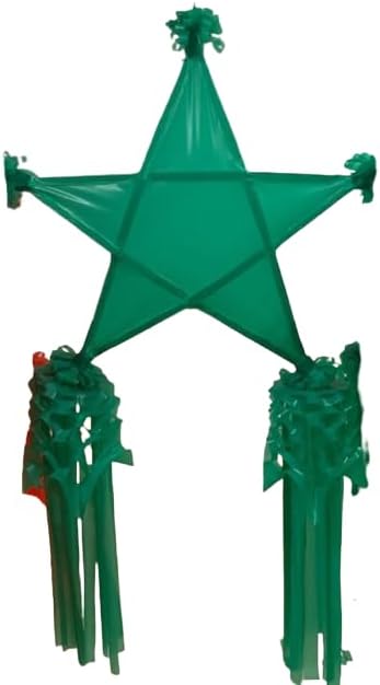 Unicolor Traditional Parol (Christmas Lantern) (Red)