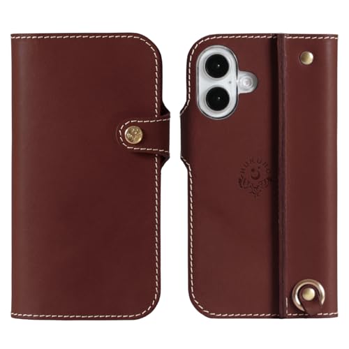 iPhone [HUKURO] iPhone16Plus 手帳型 ケース 栃木レザー iPhone16