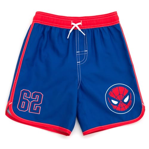 Image of Marvel Boys' Swimwear 2-Piece Rashguard and Swim Trunks Set Toddler to Big Kid