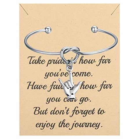 FUSTMW I Love You Sign Language Keychain Cover
