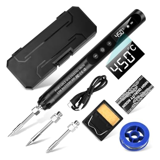 diymore USB-C Soldering Iron with Display