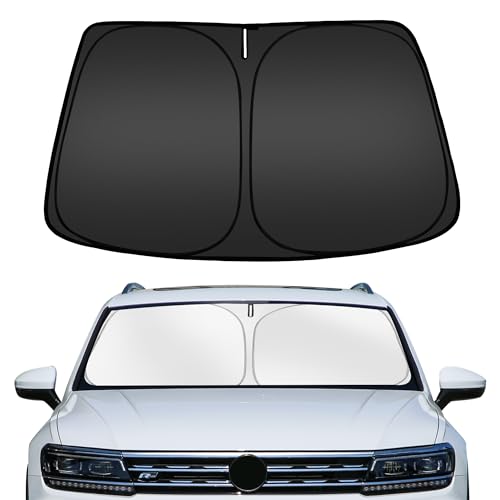 ARISMOTOR Windshield Sun Shade for Volkswagen Tiguan 2018-2025, Custom Fit Foldable Front Window...