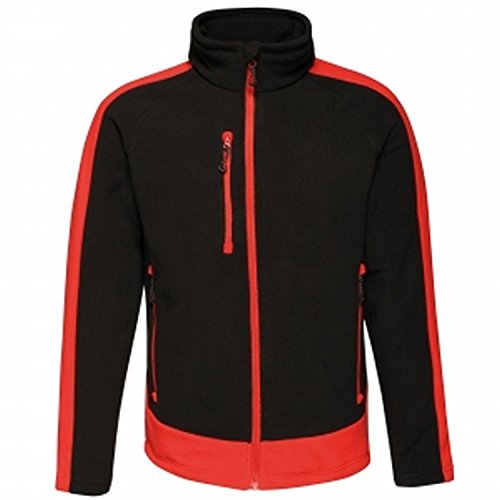 Fleece hombre Regatta Contrast 300g forro polar con cremallera transpirable de secado rápido