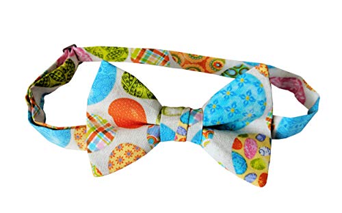 Mens Easter Egg Pre-tied Bow Tie with Adjustable Strap3