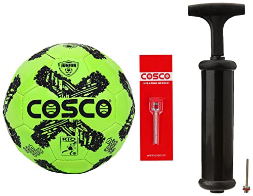 Image of Cosco Rio Polyvinyl Chloride Football, Size 3, (Yellow)