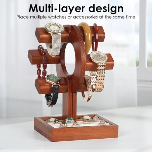 Support multifonction pour bagues montres et boucles d'oreilles - 6