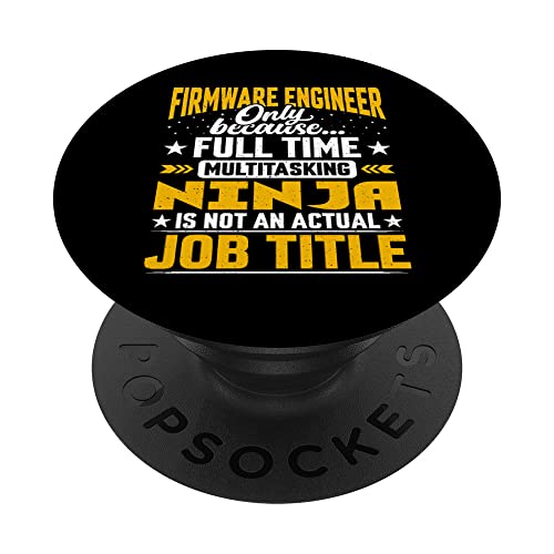 Firmware Engineer Job Title - Funny Firmware Technologist PopSockets PopGrip Intercambiable