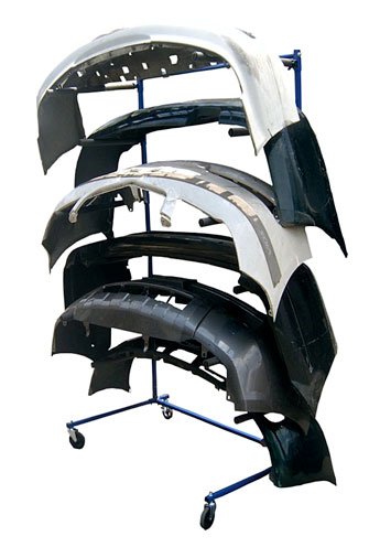 Bumper Rack Double Power-Tec 91177 chariot de rangement carrosserie et support pare-chocs