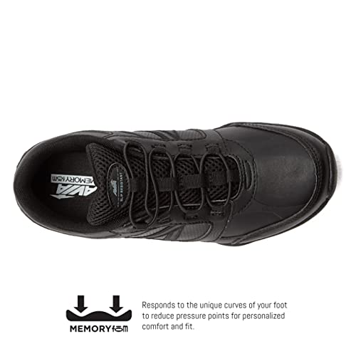 ▷ Avia Focus - Zapatos antideslizantes negros para mujer, cómodos