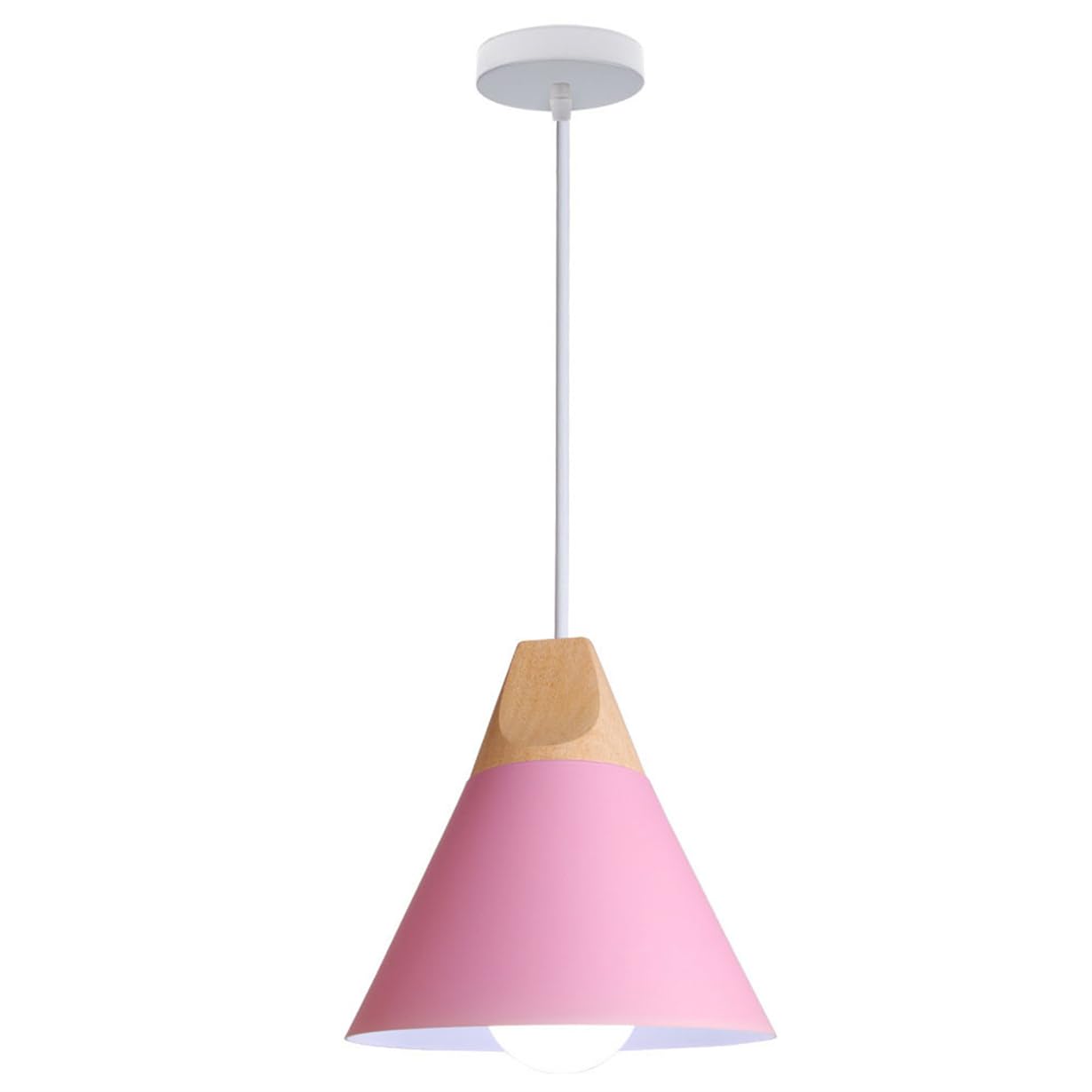YGZPALH Modern Danish Style Metal Pendant Light for Children's Room Small Lamps Scandinavian Style Bedside Chandelier Macaron Simple Hanging Light for Bedroom Bar Coffee Dining Room