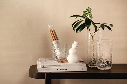 Vase en verre structuré Leonardo Martello idéal pour bouquets de table - 6