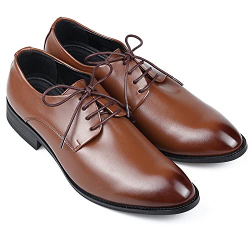 Image of Handshop 3 Pairs Dress Shoe Laces | 3 /32 inch Thin Round Waxed Shoelaces | Polished waxed sheen, tightly woven cotton, secure tie, for oxfords, derbies and chukka boots, 23 inch-63 inch sizes and 15 colors