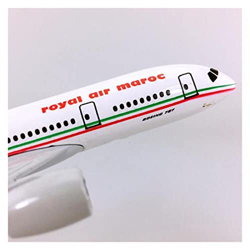 Modelo de avión Royal Aviation en aleación fundida a presión escala 1:400 con base 3