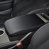 AOMSAZTO Black Armrest Covers for Nissan Murano 2015-2023 Console Pad for Murano