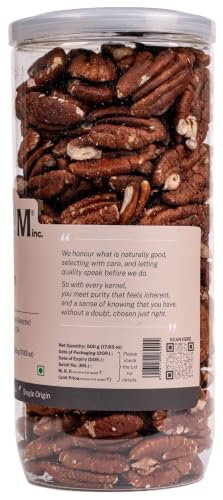 Image of Lagom Pecan Nuts 1 kg | Unsalted, Small Batch Roasted | Buttery, Crunchy Texture | No Preservatives | Vegan, Gluten Free, Non-GMO