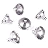 Super Z Outlet 1.25 Stainless Steel Mini Funnels for Miniature Bottles, Essential Oils, DIY Lipbalms, Cooking Spices Liquids, Homemade Make-Up Fillers (6 Pack)