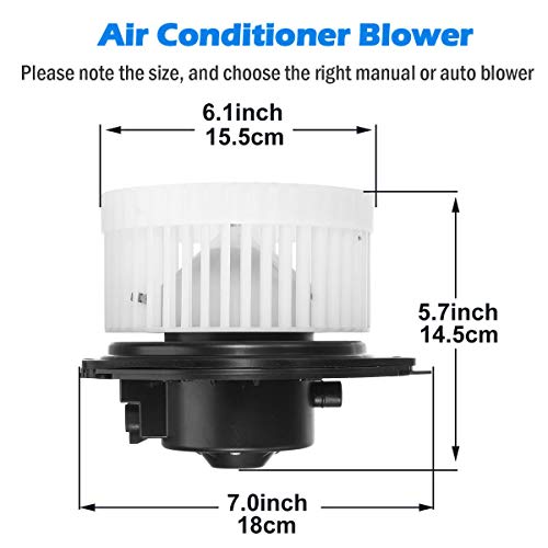 AUTEX HVAC Blower Motor Assembly Blower Motor 700110 89018521
