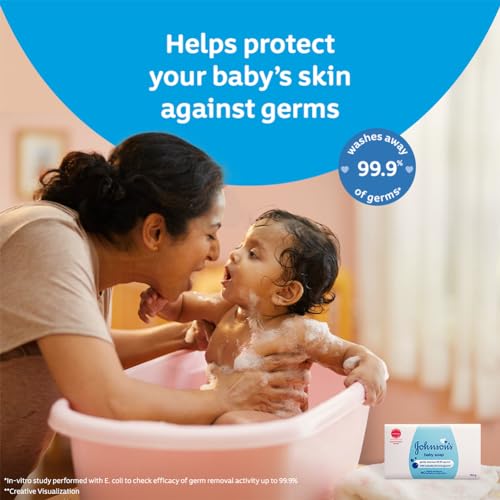 Image of Johnson's Baby Soap for Bath Combo Offer Pack, 150g (Buy 3 Get 1 Free) (Pack of 3)