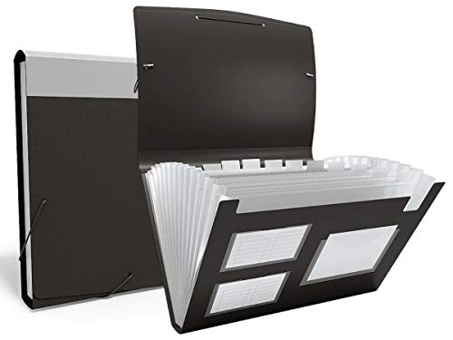 1InTheOffice Plastic Expanding File Organizer, 2