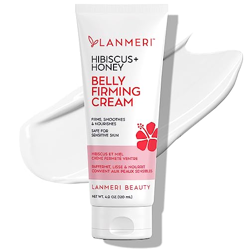 Lanmeri B Flat Belly And Thigh Firming Cream, Hibiscus And Honey Firming Cream For Body - Skin Tightening & Cellulite Cream, Moisturizing Firming Lotion For Belly, Arms, Legs, Thighs And Butt - Formulated With Hibiscus, Honey And Other Effective Ingredients, 120Ml #TOP8