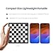 Mini Travel Chess Set Magnetic Vikutu 5.9 Inches Portable Small Folding Chess Board (X-Small)