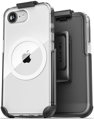 iPhone 16e�p�P�[�X�t���x���g�N���b�v�P�[�X�A�d�b�z���X�^�[�t���A(2025)MagSafe�Ή�(�N���X�^���N���A)