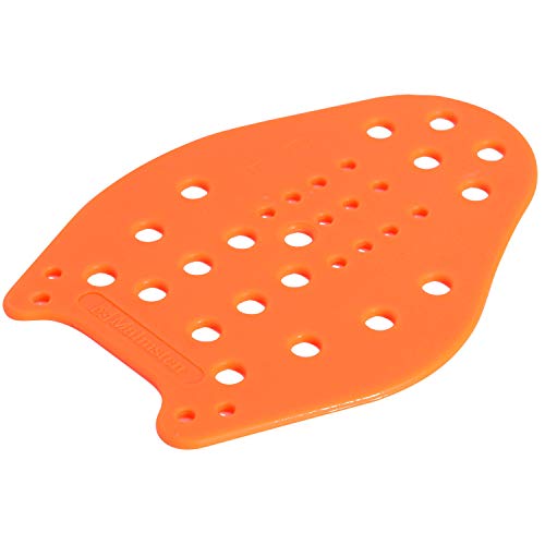 Malmsten SwimPower Handpaddel in Orange, 0L für Schwimmtraining