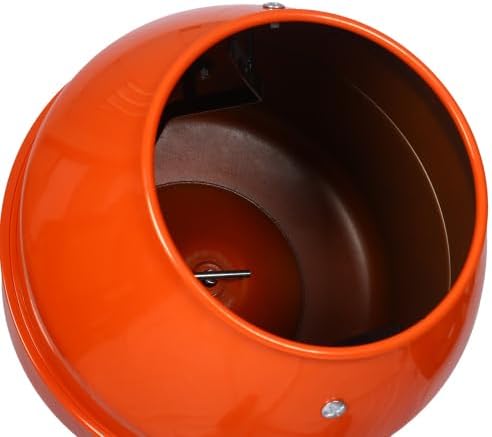 5 CU FT Electric Cement Mixer, Portable Electric Concrete Mixer Machine with Wheel and Stand, 120V Power Cement Mixer Machine for Stucco Mortar Seeds Fodder (5 CU FT-2)