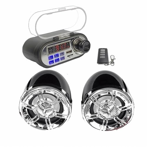 Haut-parleur de moto avec radio TF et chargeur intégré pour extérieur