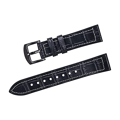Bracelet montre cuir et silicone 22mm souple pour un quotidien actif
